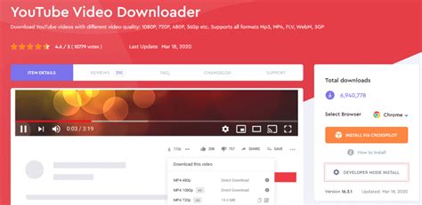 video downloader extension for youtube
